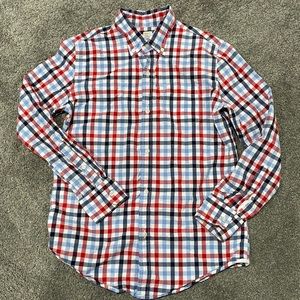 Crewcuts JCrew Boys Plaid Button Down Long Sleeve Shirt